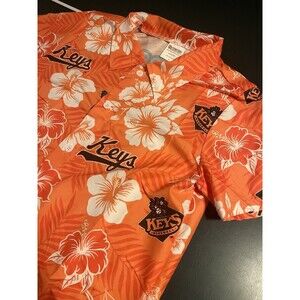 NEW Frederick Keys Baltimore Orioles Minor League Baseball Hawaiian Shirt MED 10